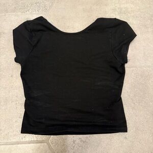 Edikted Backless Black T Shirt